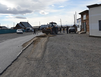 В сентябре 2018 года работниками  МКУ "Транстрой" был произведен ремонт сельских дорог